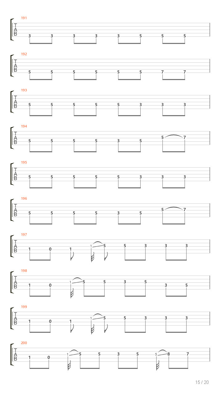 Echo吉他谱