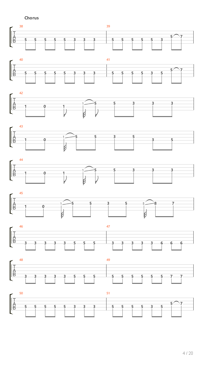 Echo吉他谱