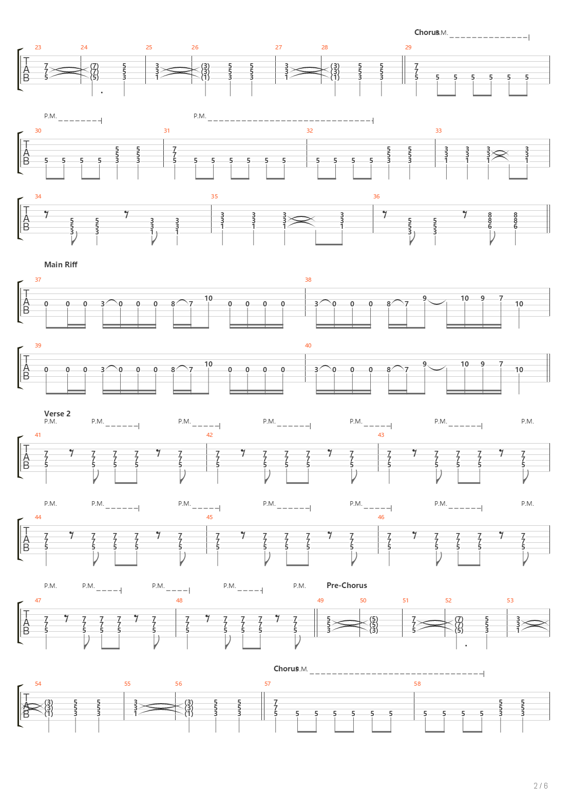 Follow Down That River吉他谱