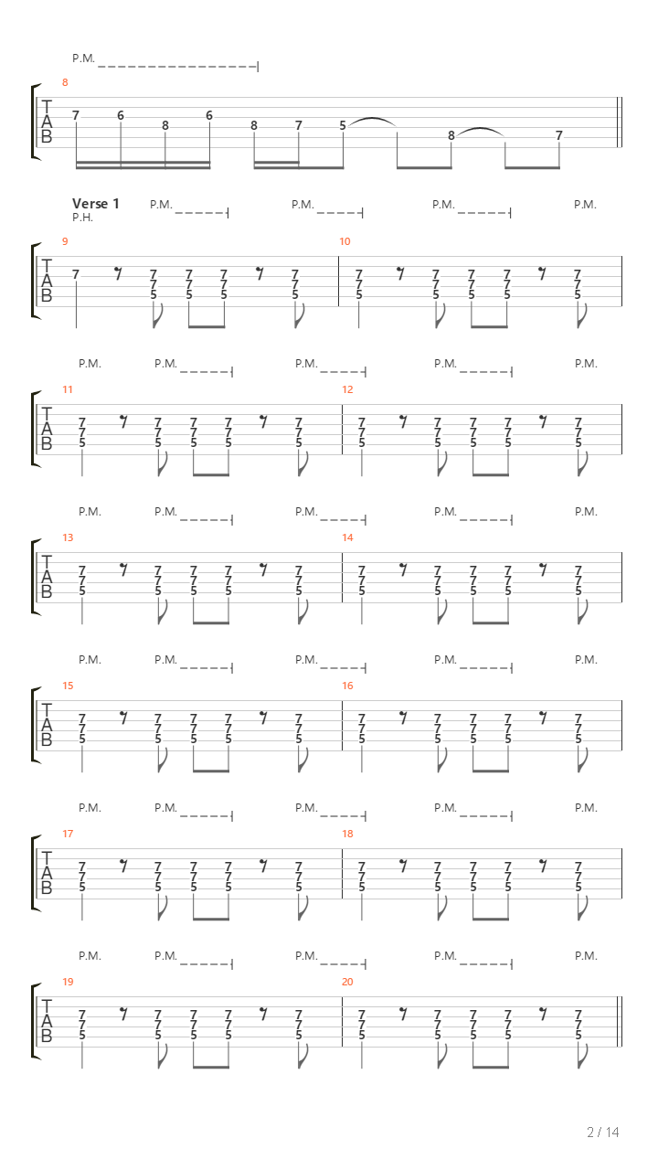 Follow Down That River吉他谱