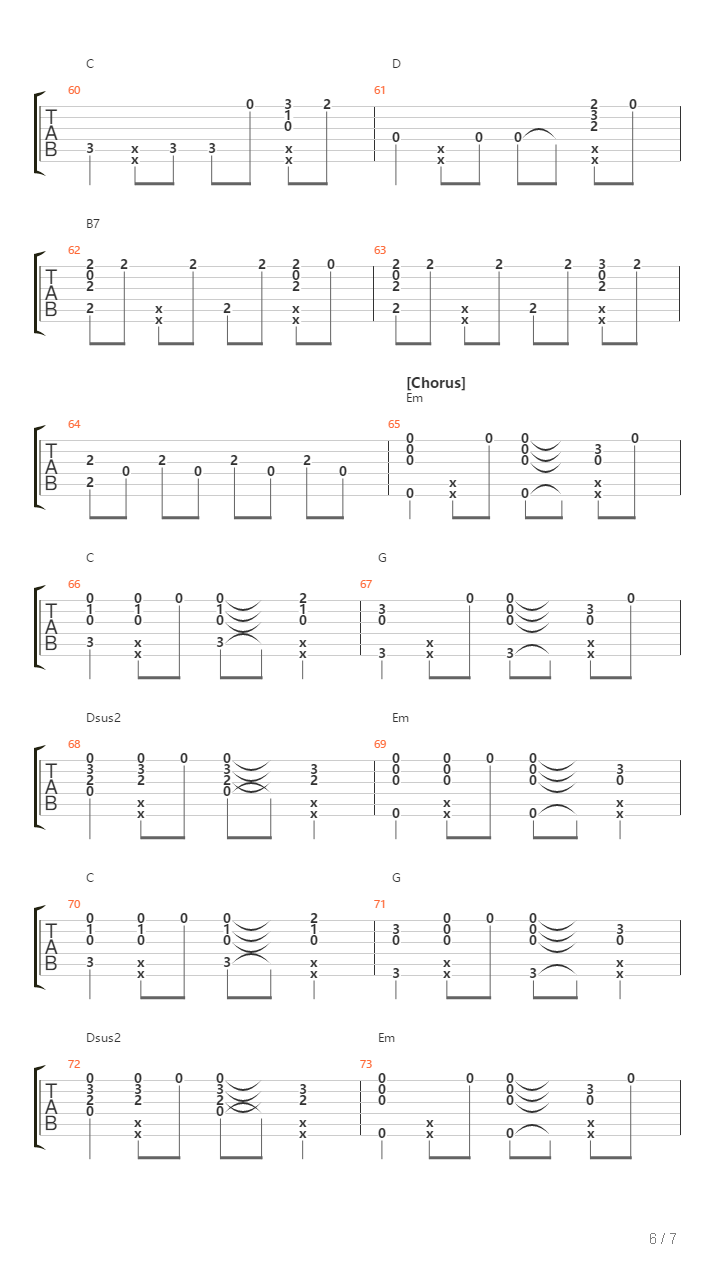 Numb吉他谱