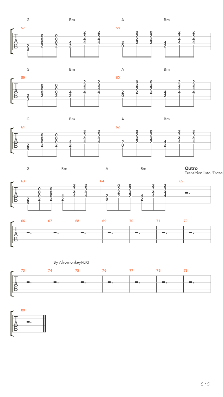 The Yawning Grave吉他谱