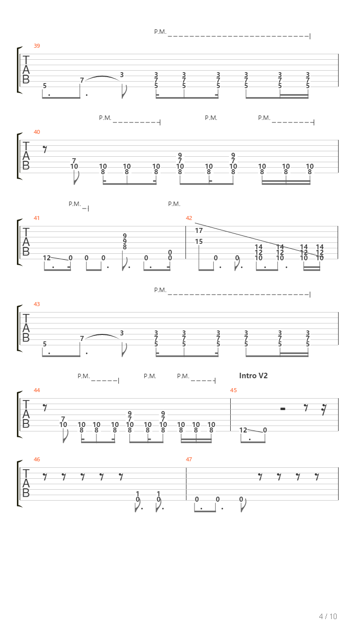 Waking Misery吉他谱