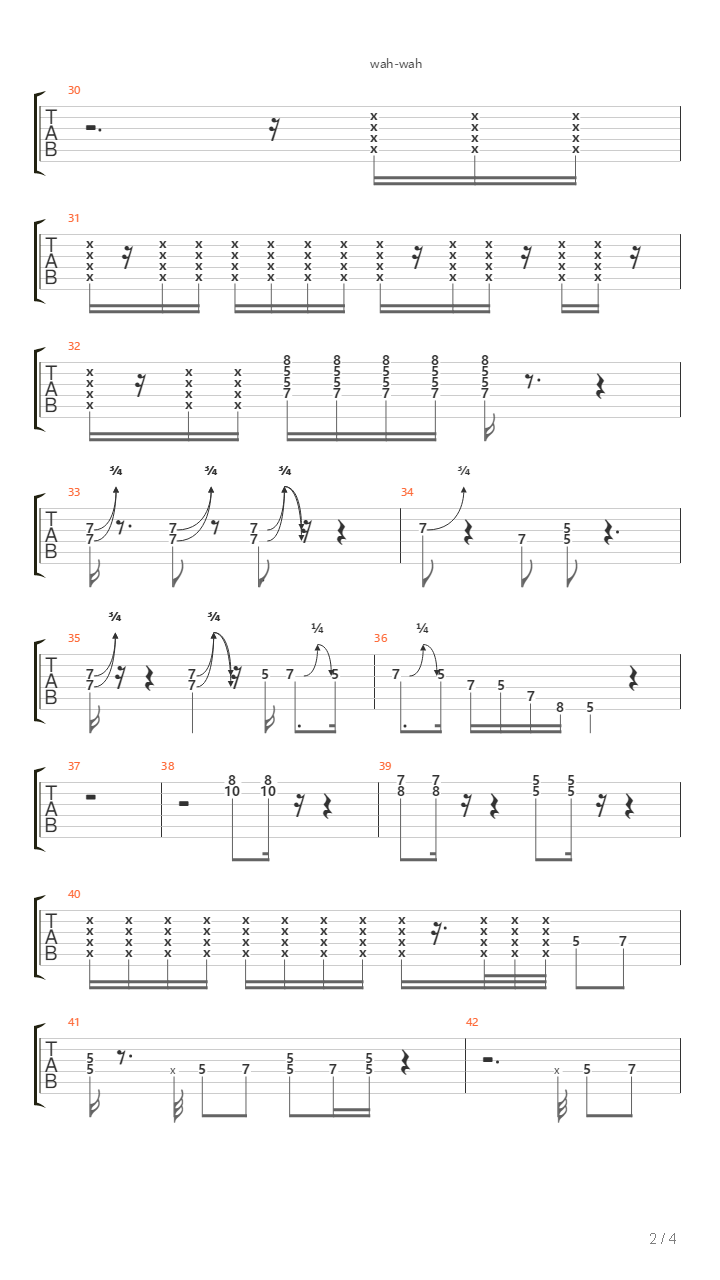 Jam Man吉他谱