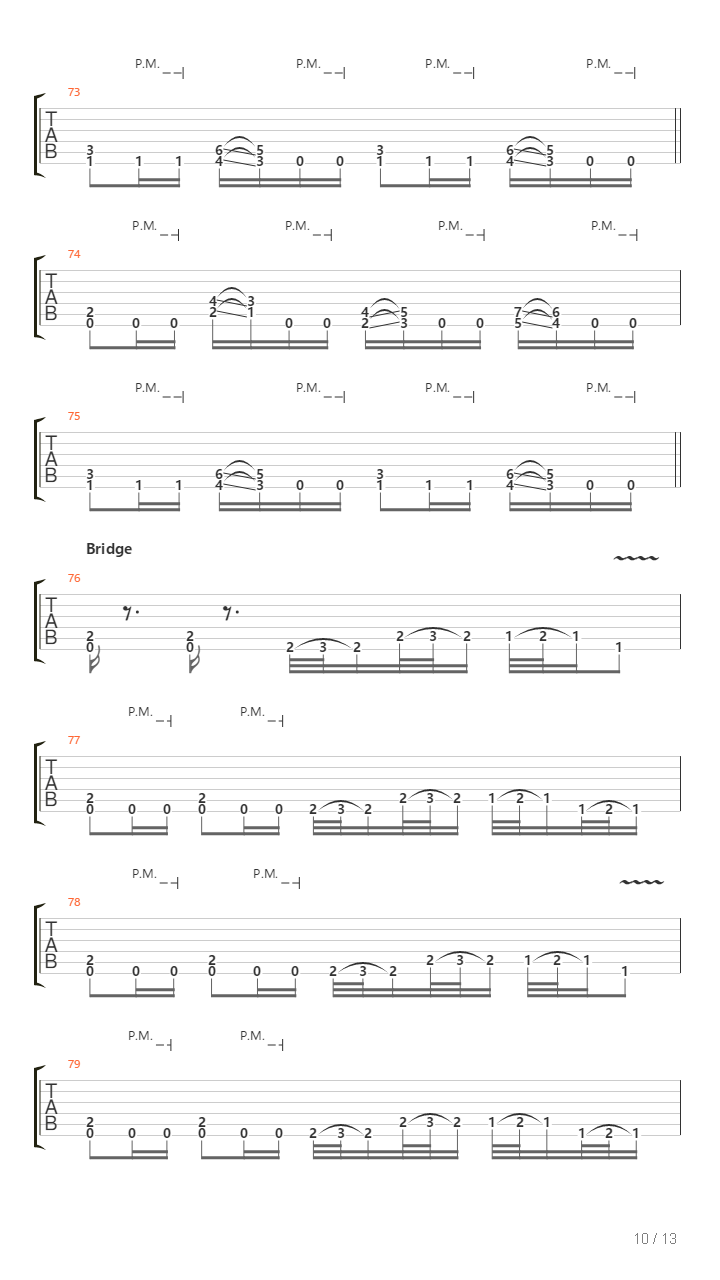 Dying World吉他谱