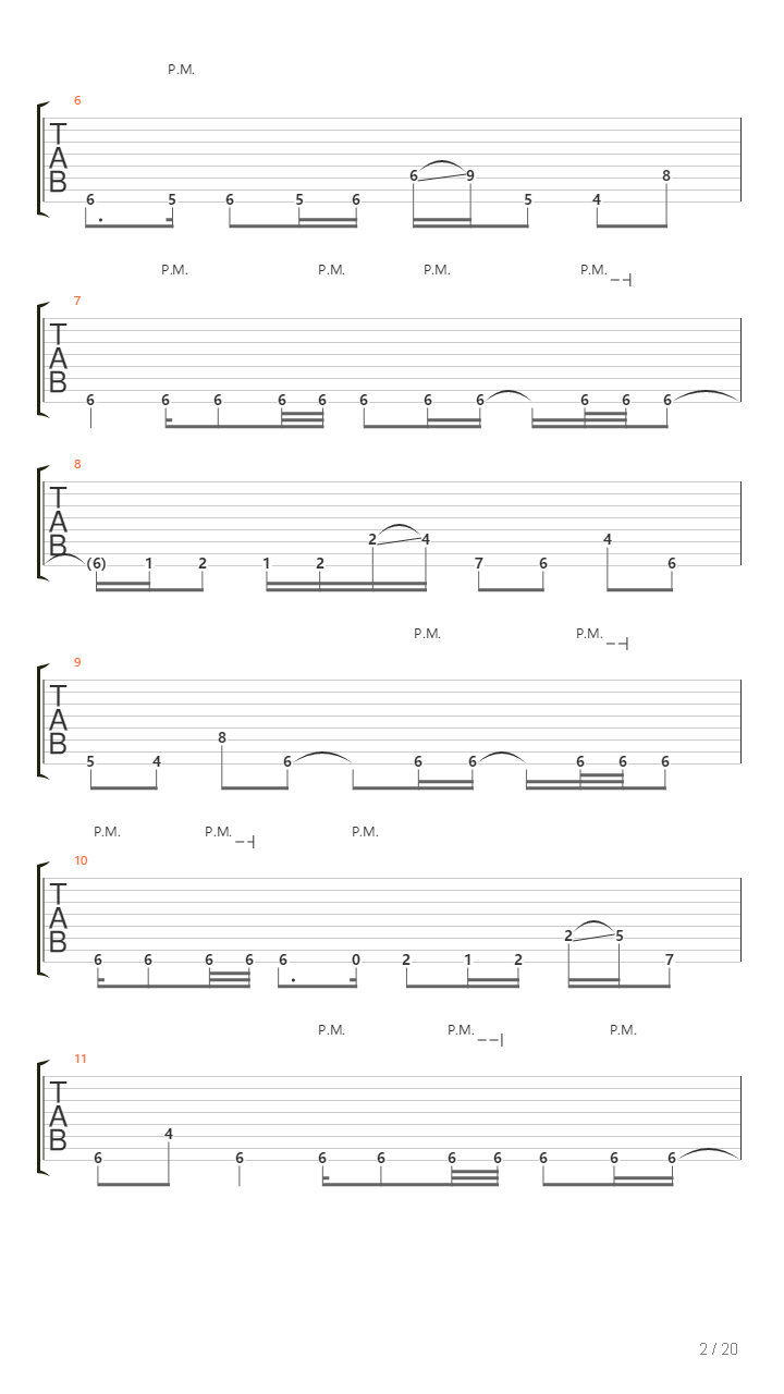 Stifled吉他谱