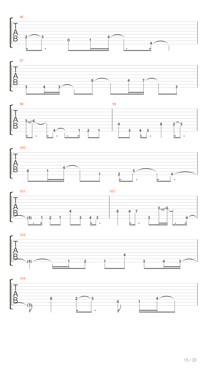 Stifled吉他谱