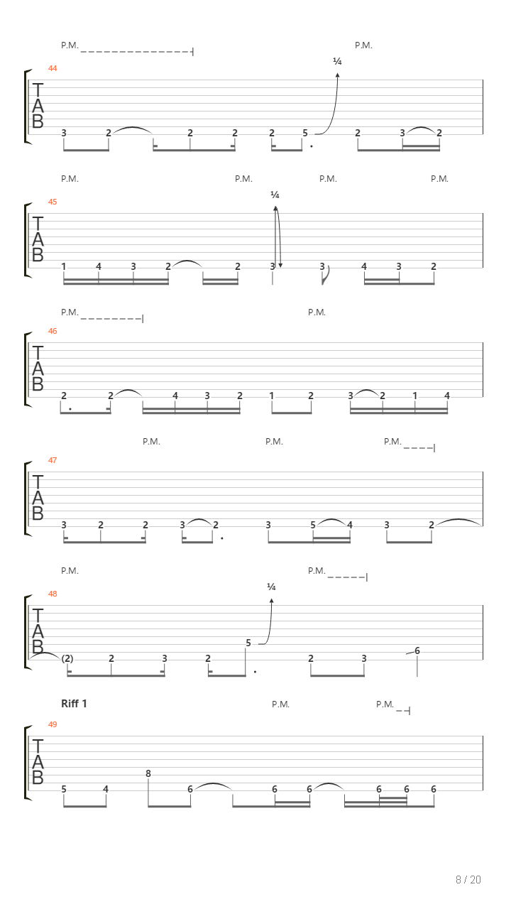 Stifled吉他谱