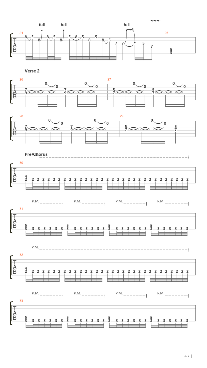 Battalions吉他谱