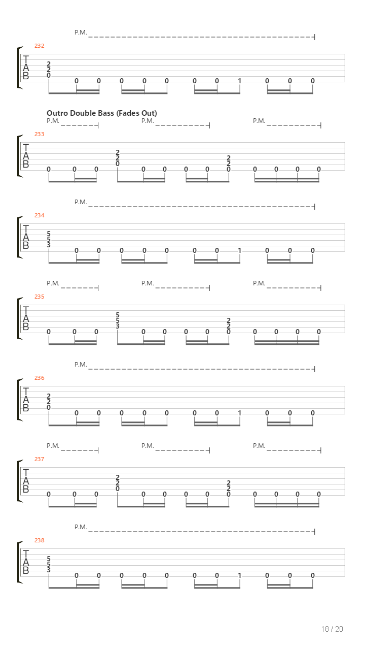 Orion吉他谱