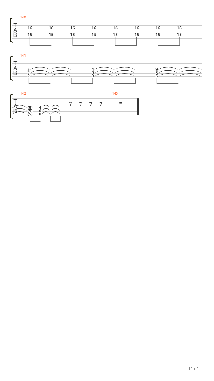 Cascade Locks吉他谱