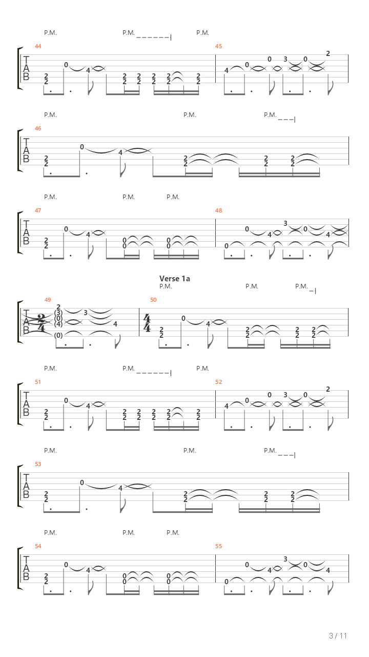 Cascade Locks吉他谱