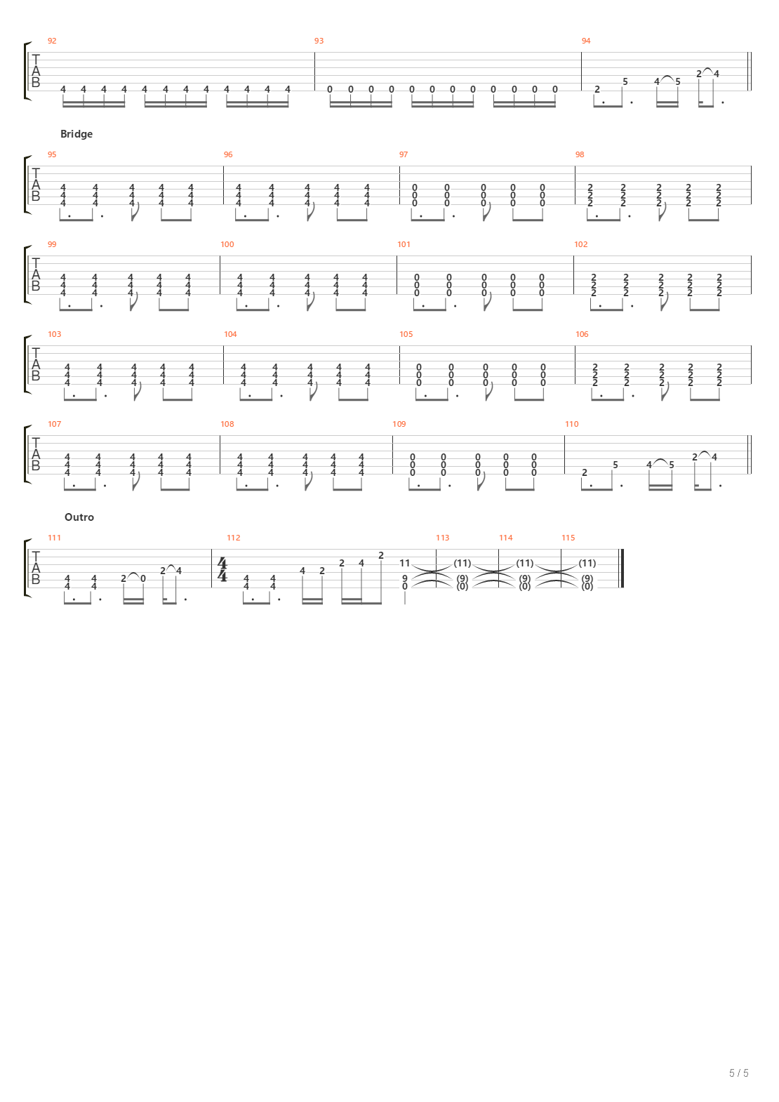 The Tempest吉他谱