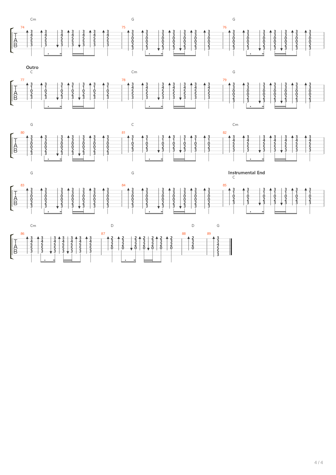 Langit吉他谱