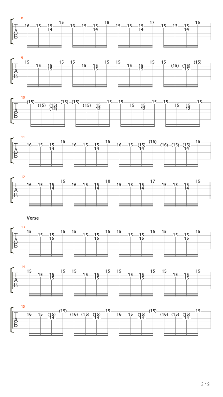 Words Remain吉他谱