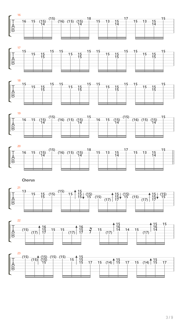 Words Remain吉他谱