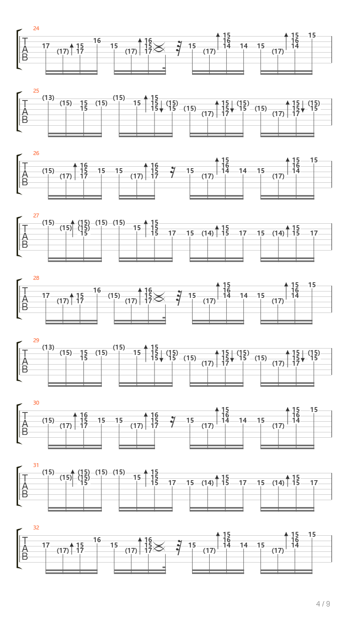 Words Remain吉他谱