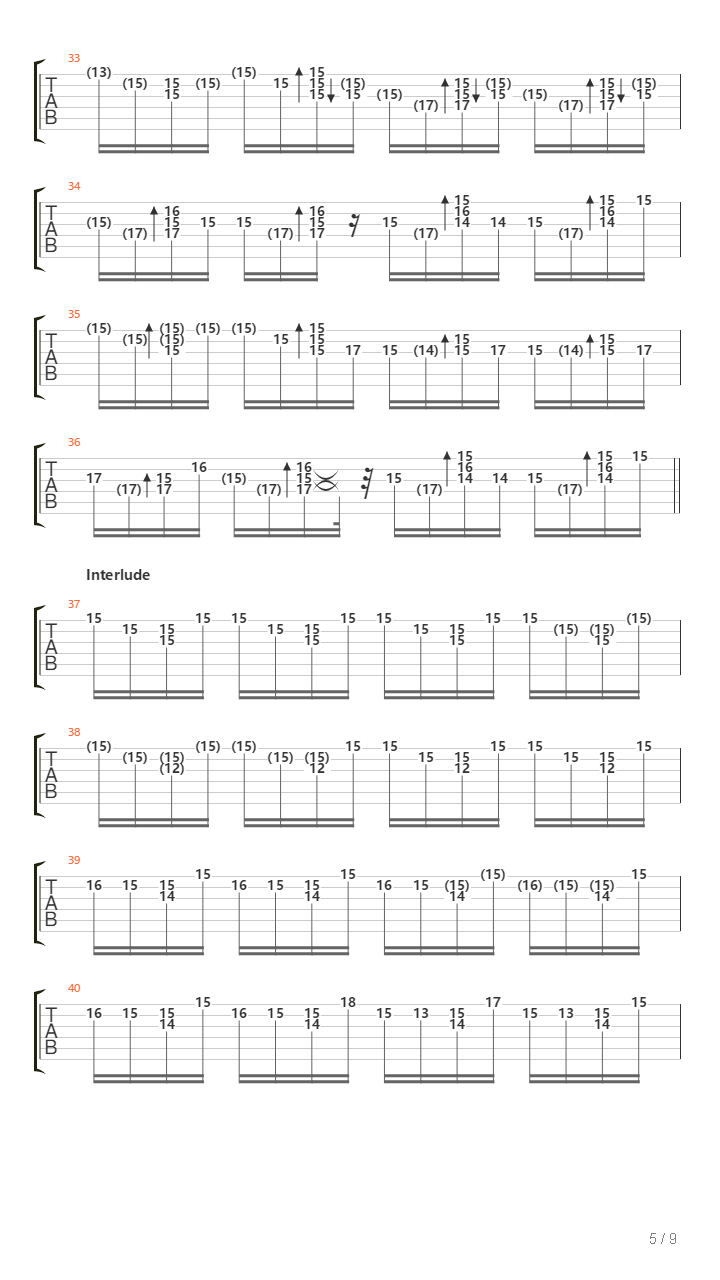 Words Remain吉他谱