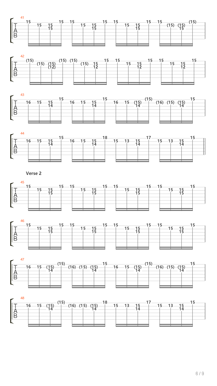Words Remain吉他谱
