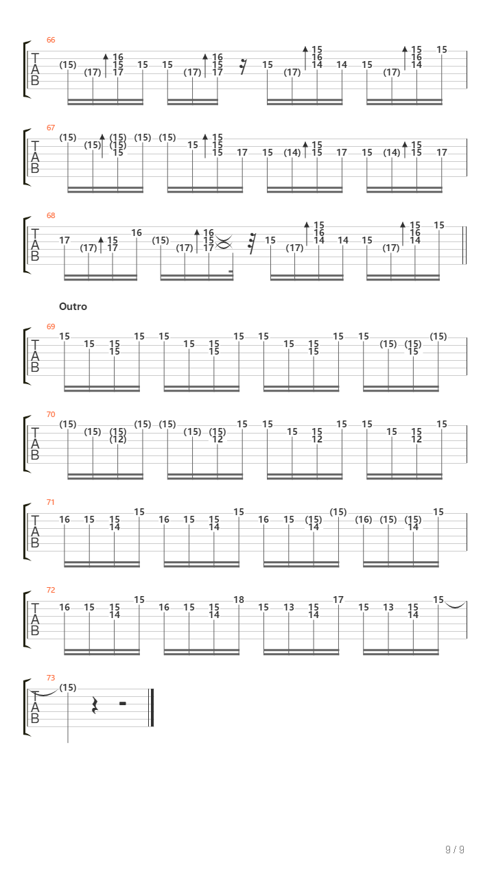 Words Remain吉他谱