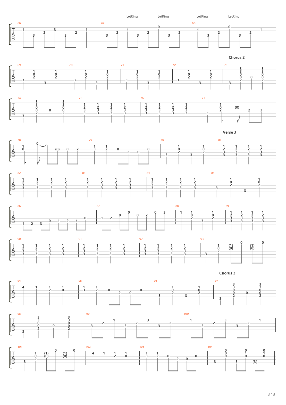 White Freightliner Blues吉他谱