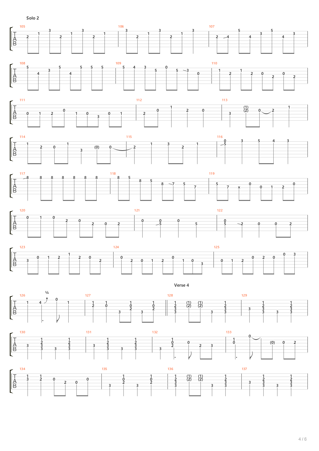 White Freightliner Blues吉他谱