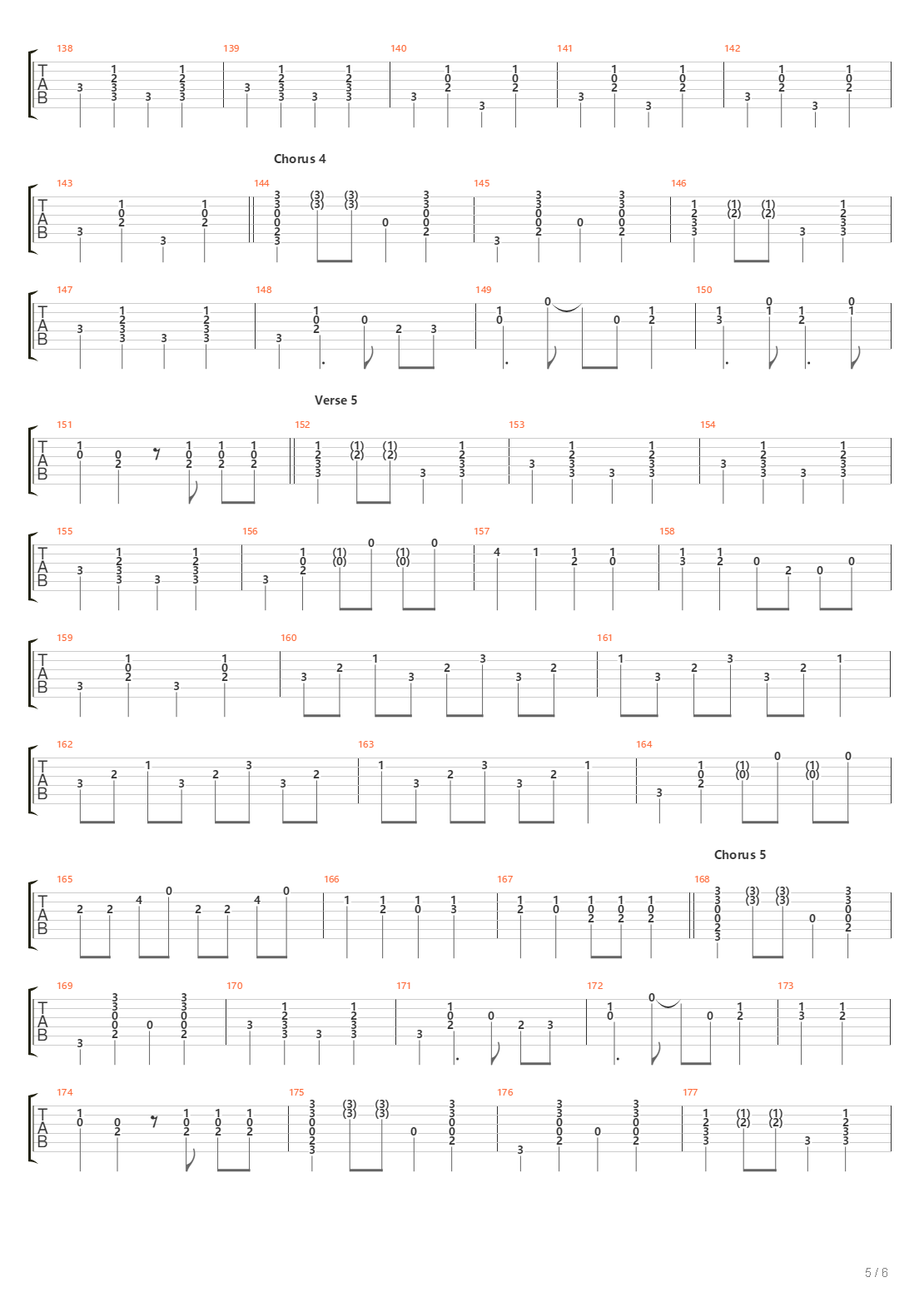 White Freightliner Blues吉他谱