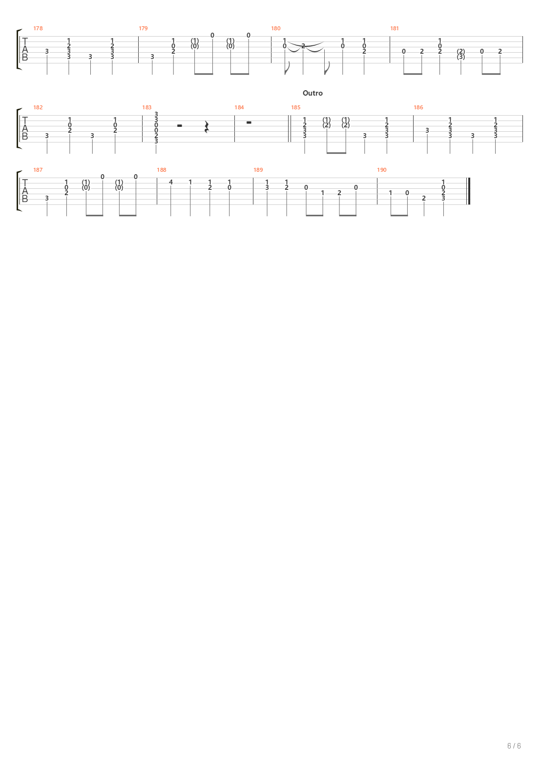 White Freightliner Blues吉他谱