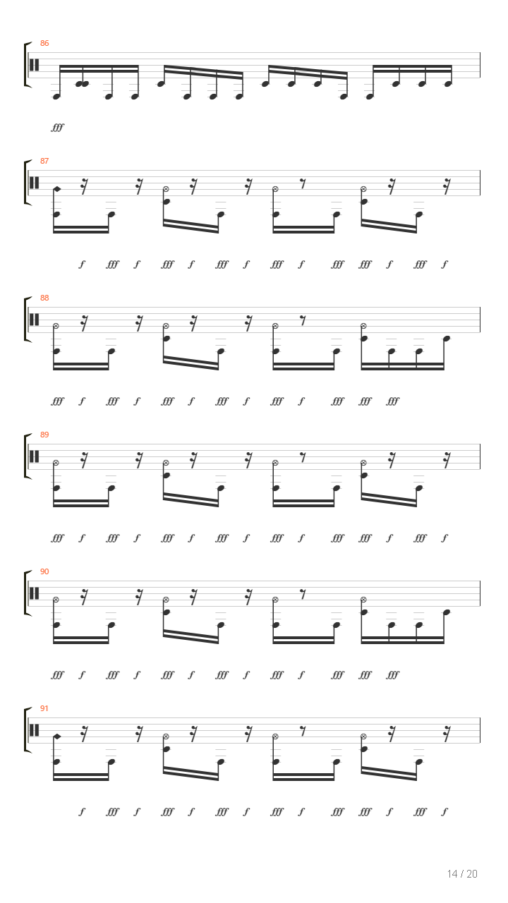 Destroy吉他谱