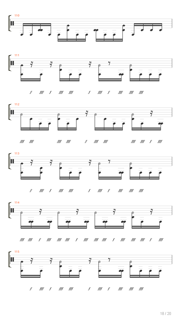 Destroy吉他谱