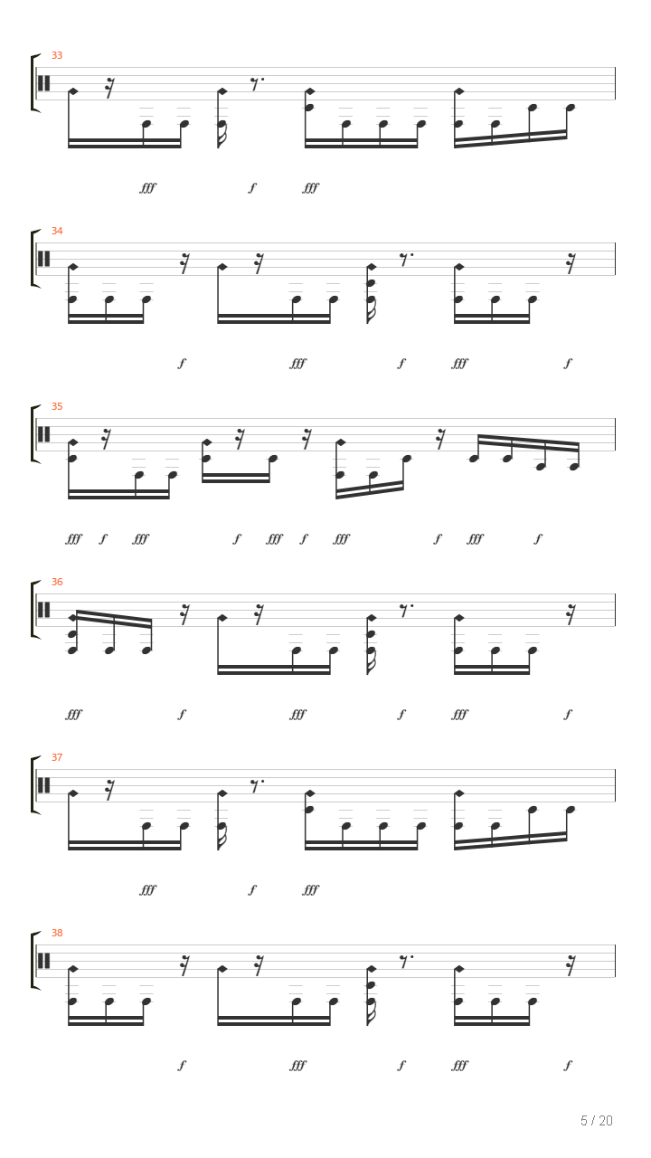 Destroy吉他谱