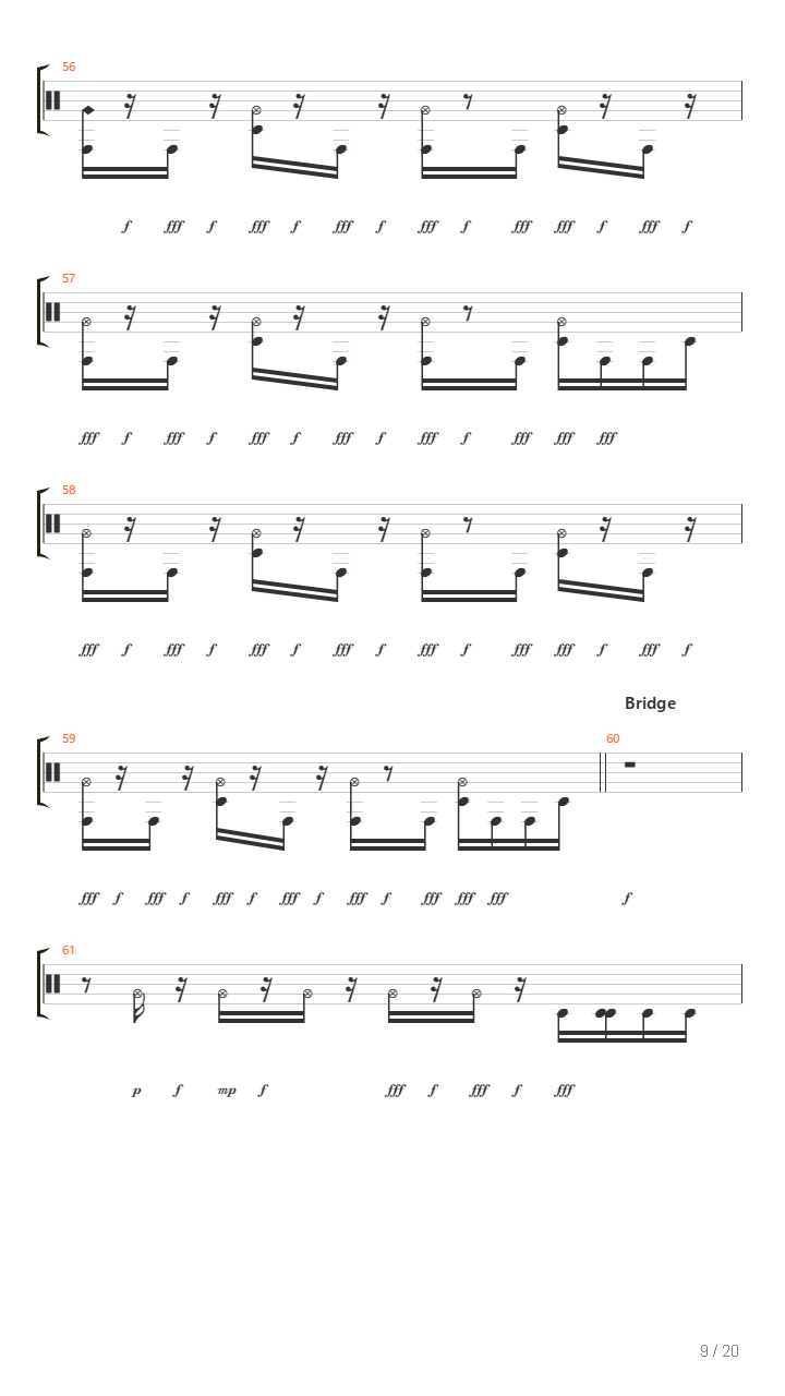 Destroy吉他谱