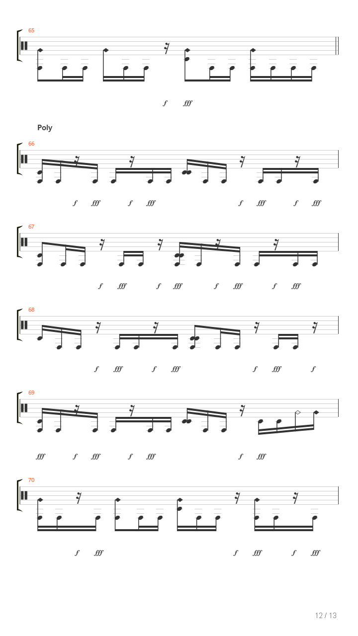 Intro吉他谱