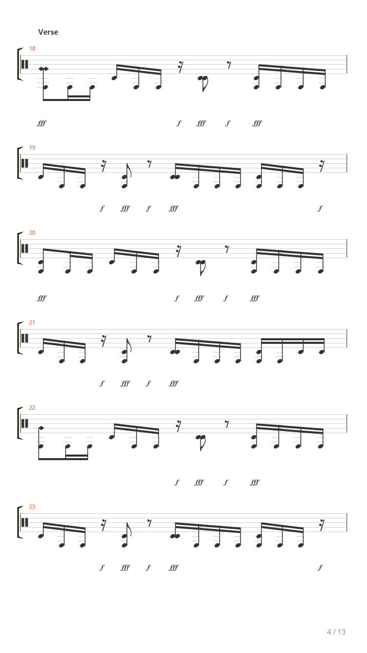 Intro吉他谱
