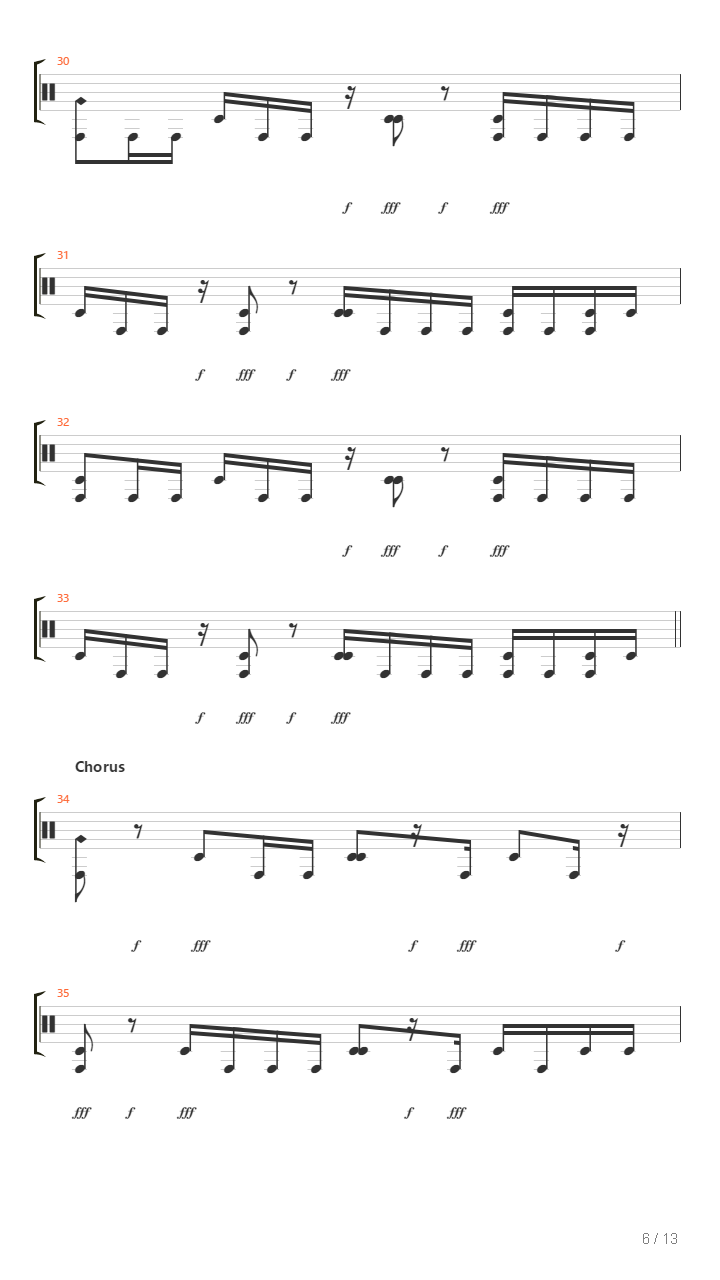 Intro吉他谱