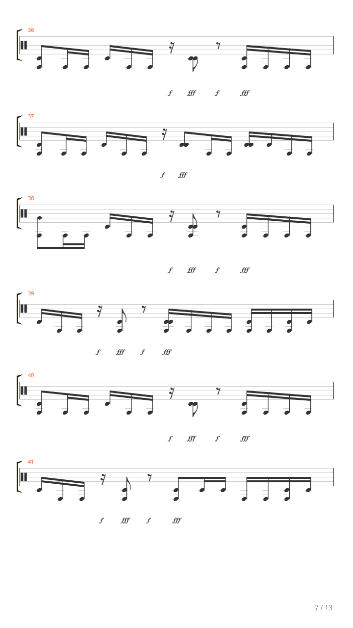 Intro吉他谱