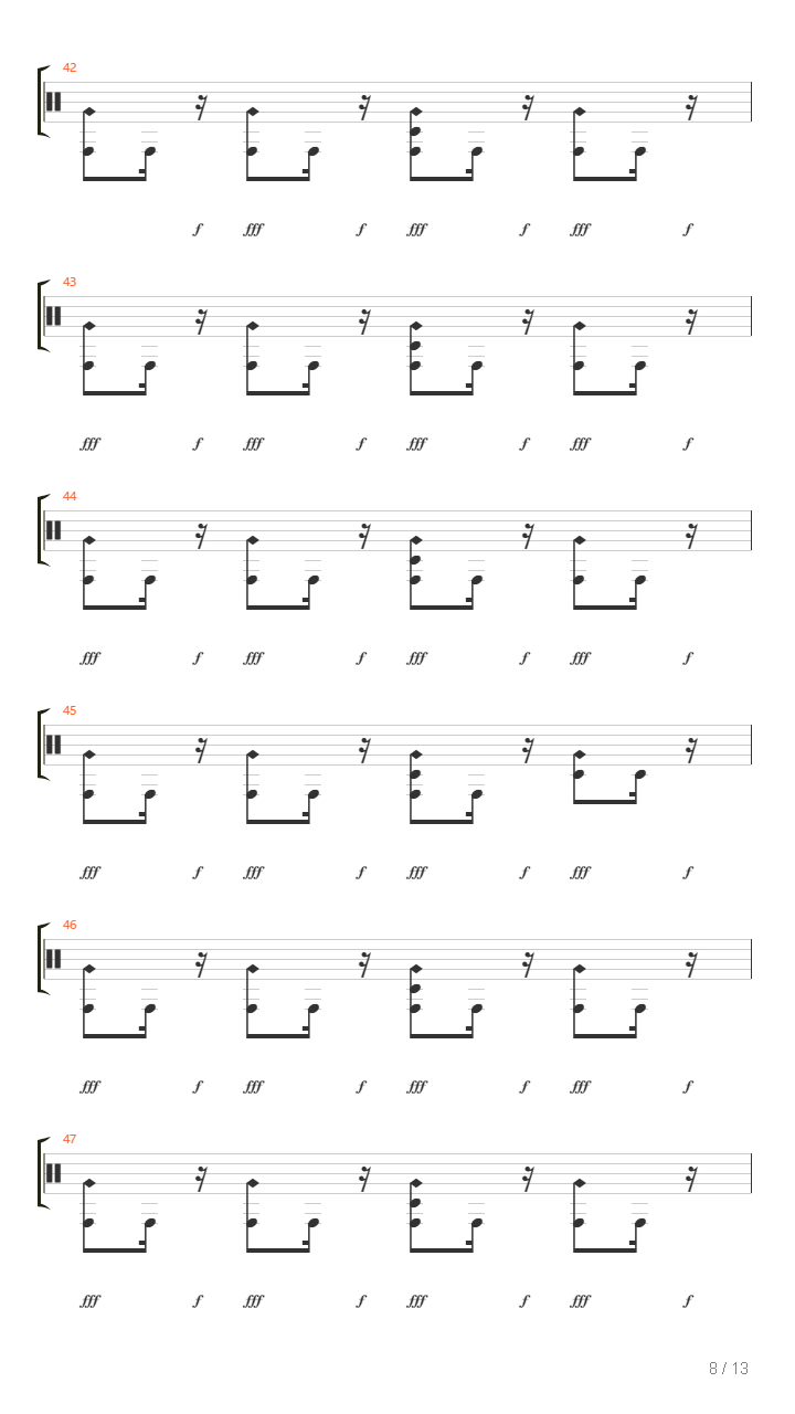 Intro吉他谱