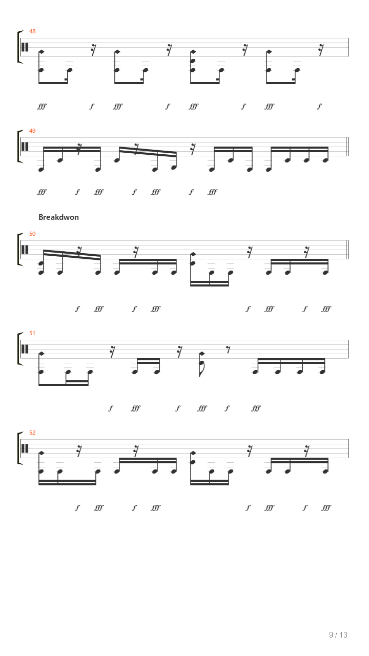 Intro吉他谱