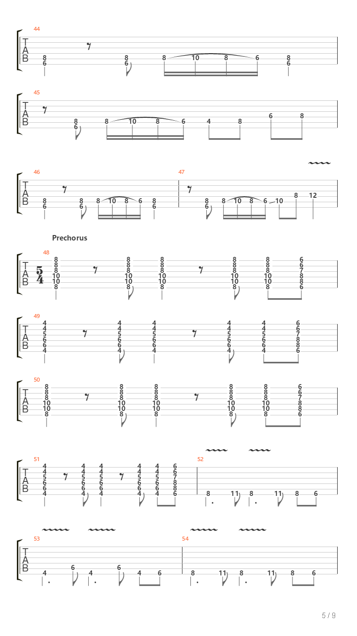 Rhythm And Roar吉他谱