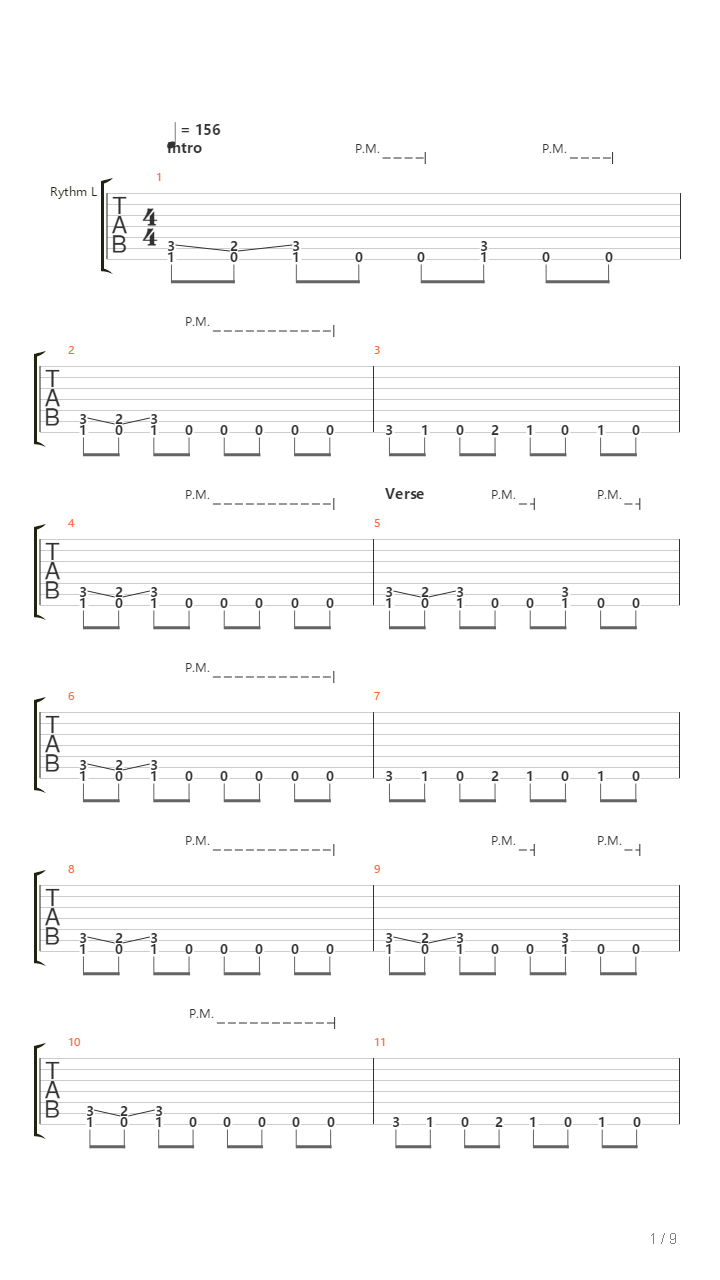 Burn吉他谱