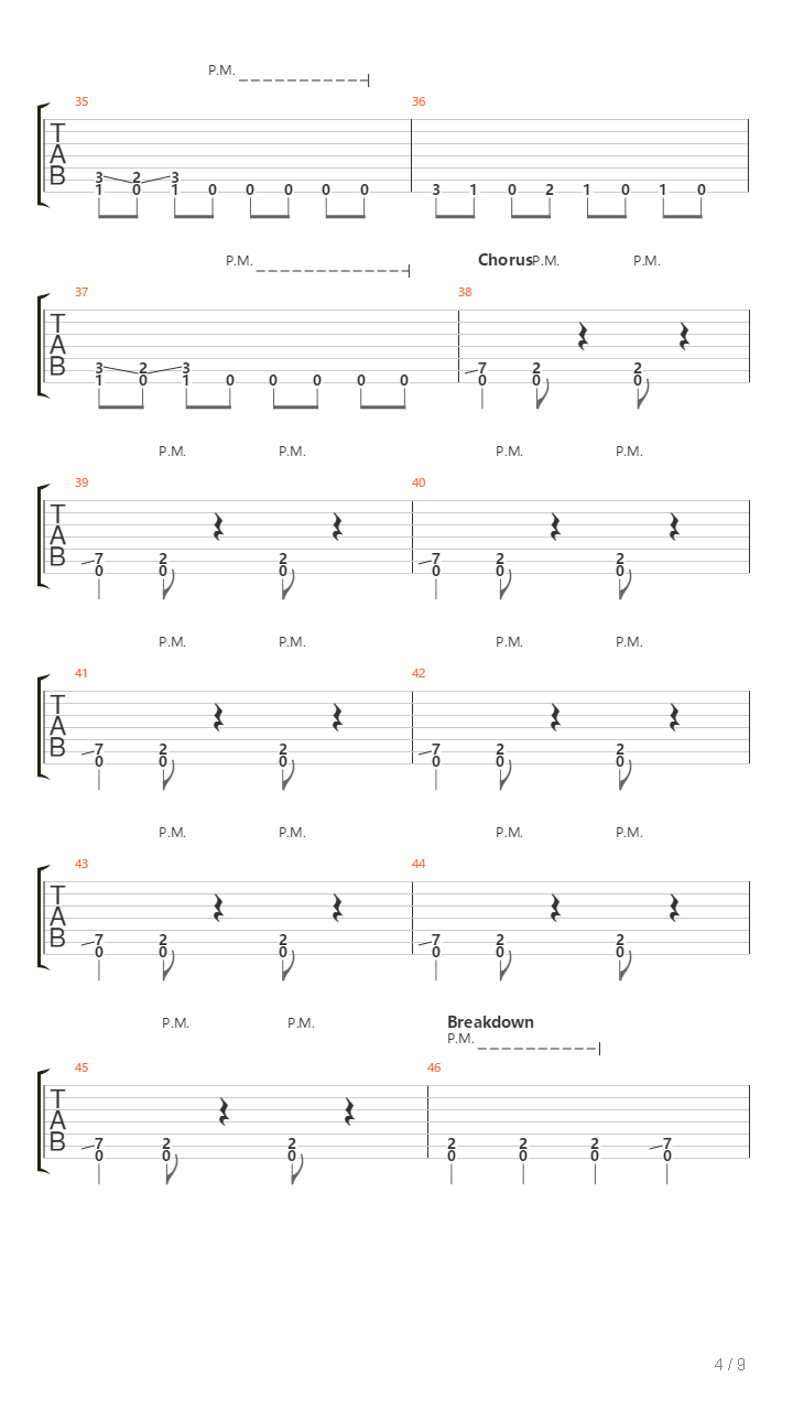 Burn吉他谱