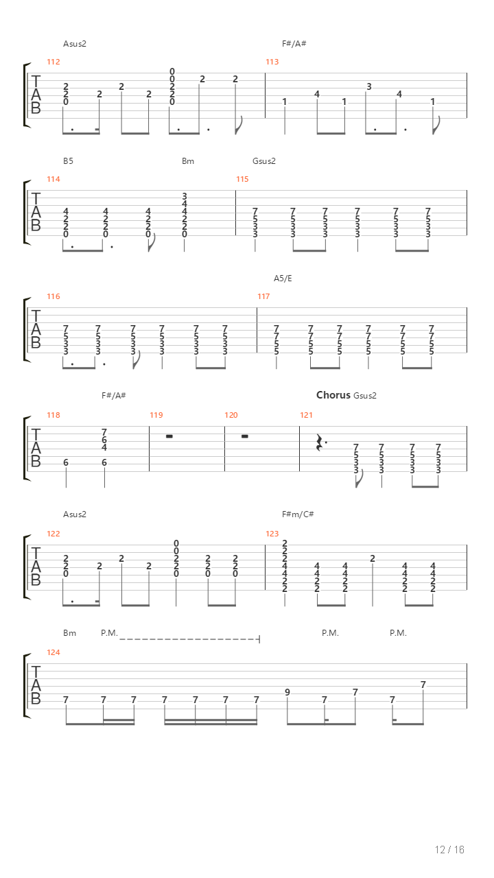 Spectrum吉他谱