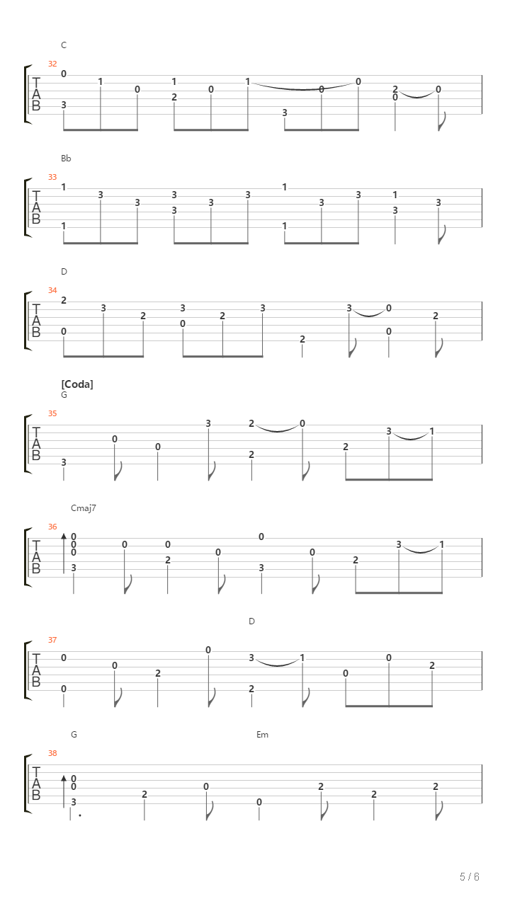 The Christmas Song吉他谱