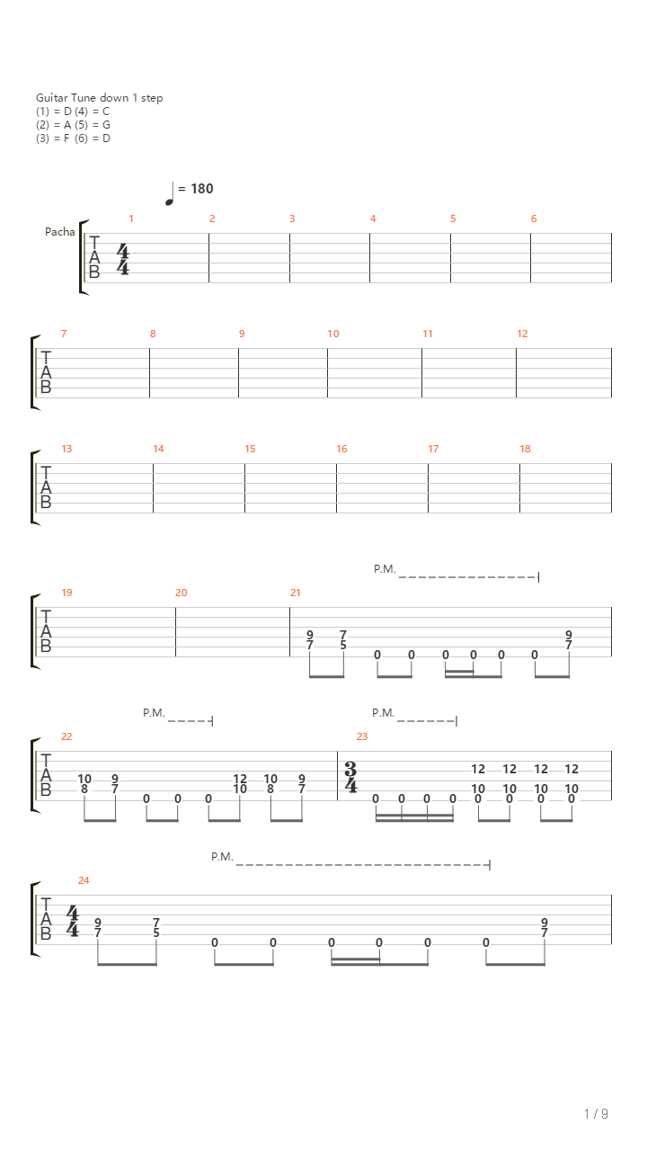 5吉他谱