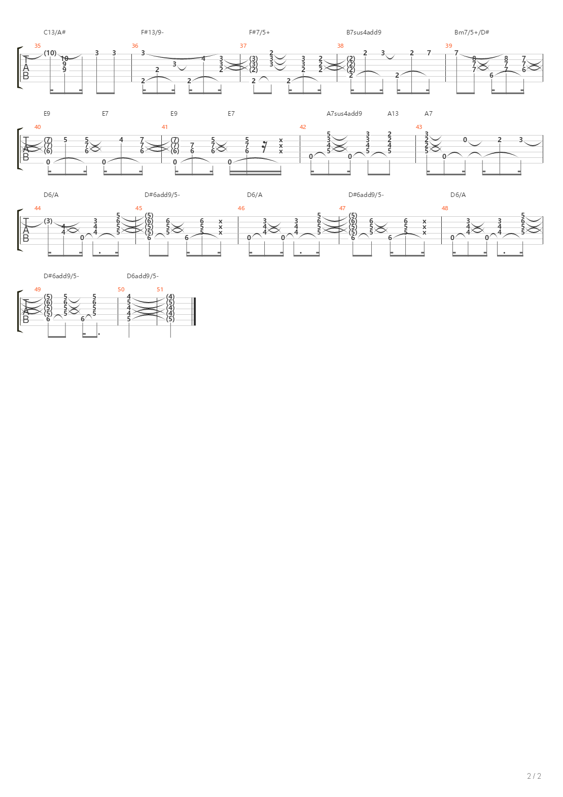Tristeza吉他谱