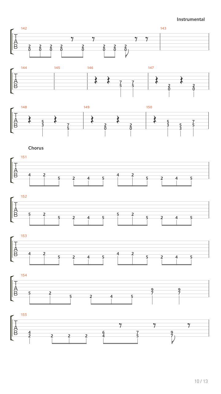 Pan吉他谱