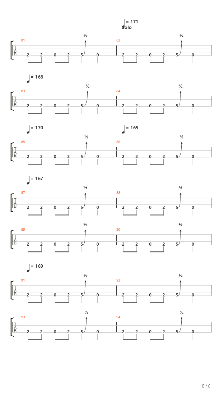 Breed吉他谱