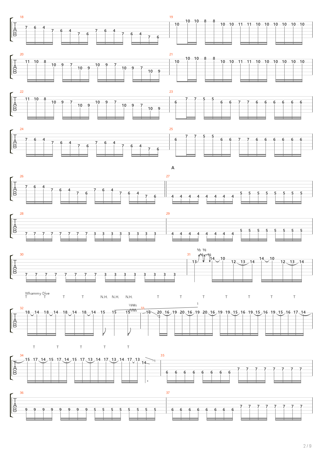 Andromeda Strain吉他谱