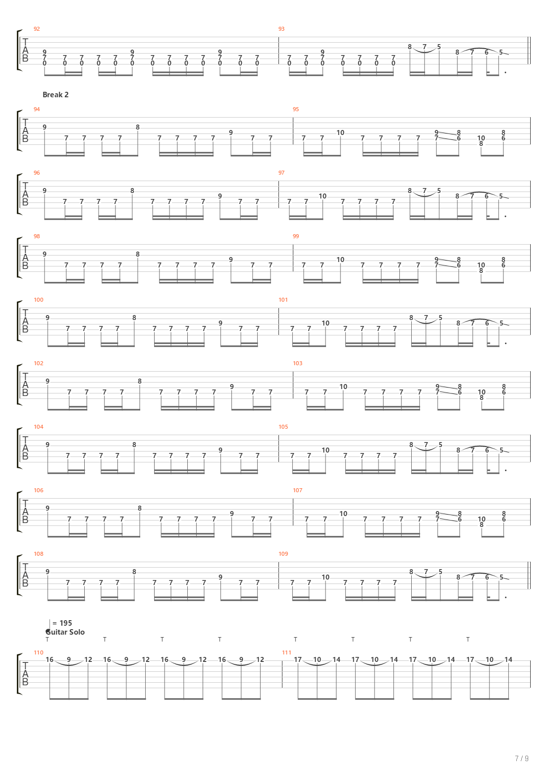 Andromeda Strain吉他谱