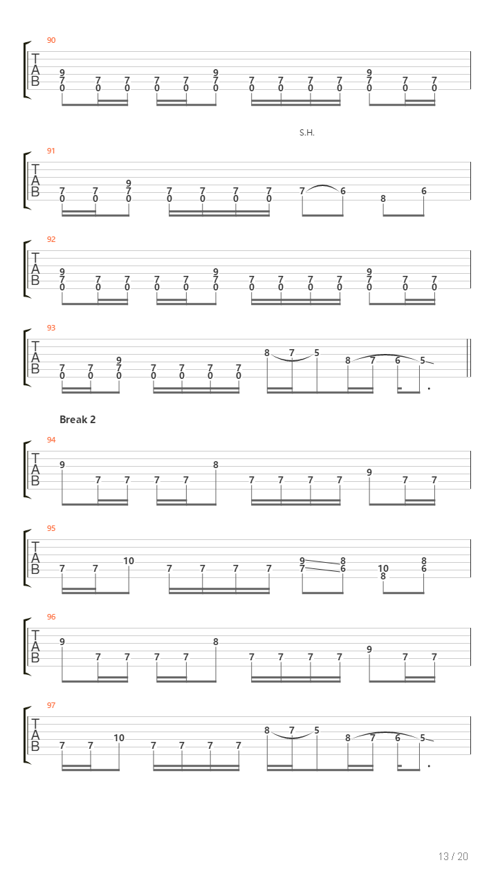 Andromeda Strain吉他谱